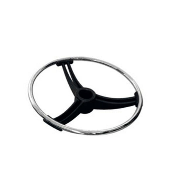 Anneau repose-pieds chromé d'une hauteur de 59 à 85 cm